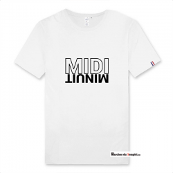 Vestiaire Maçonnique T-shirt 100% coton Bio Midi Minuit - Homme - MADE IN FRANCE