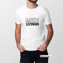 Vestiaire Maçonnique T-shirt 100% coton Bio Midi Minuit - Homme - MADE IN FRANCE