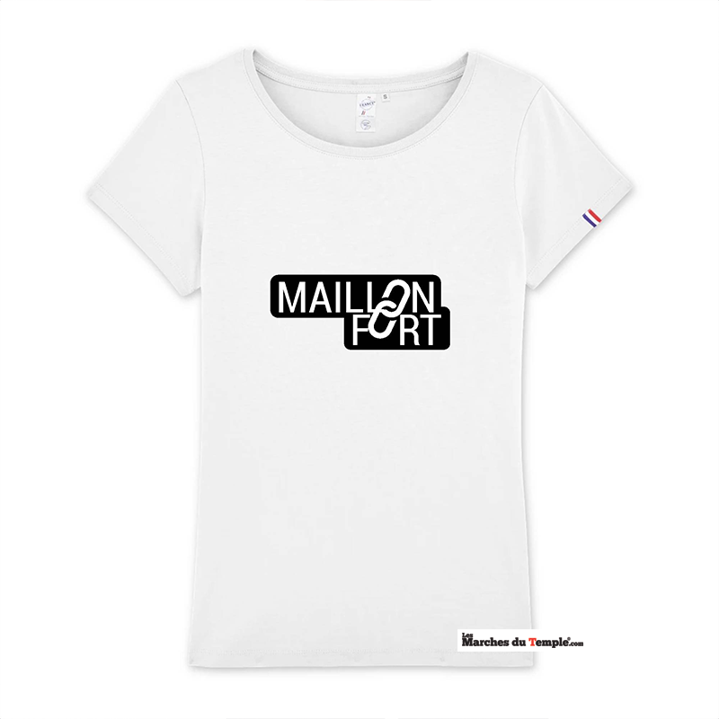 Vestiaire Maçonnique T-shirt 100% coton Bio MAILLON FORT - Femme - MADE IN FRANCE